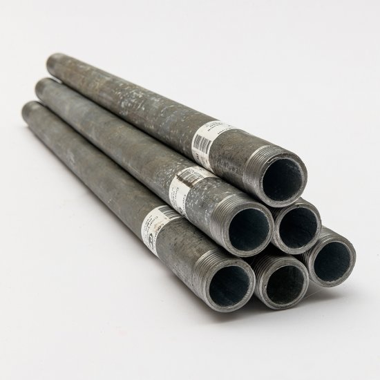 Сгон 1 1/4 НР(ш) х 130 мм стальной оцинкованный ДТРД