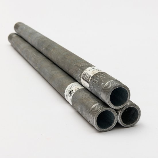 Сгон 1 1/4 НР(ш) х 130 мм стальной оцинкованный ДТРД