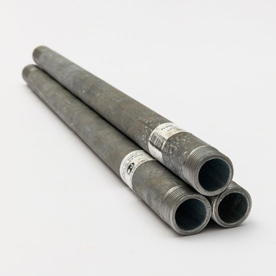 Сгон 1/2 НР(ш) х 110 мм стальной оцинкованный ДТРД