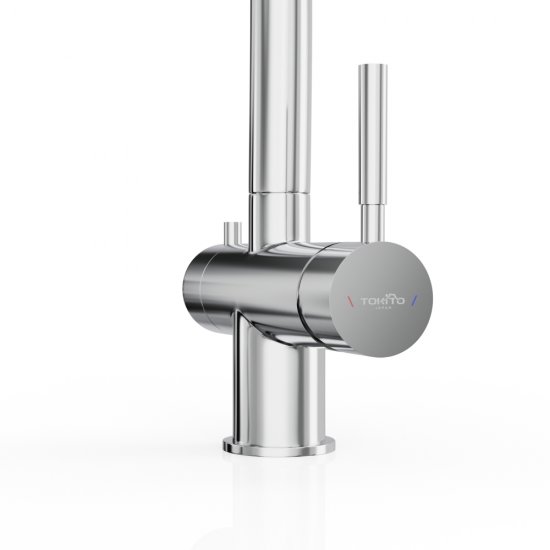 Смеситель для кухни Tokito Aisai хром с вытяжной лейкой с подключением к фильтру однорычажный (TOK-AIS-1021)