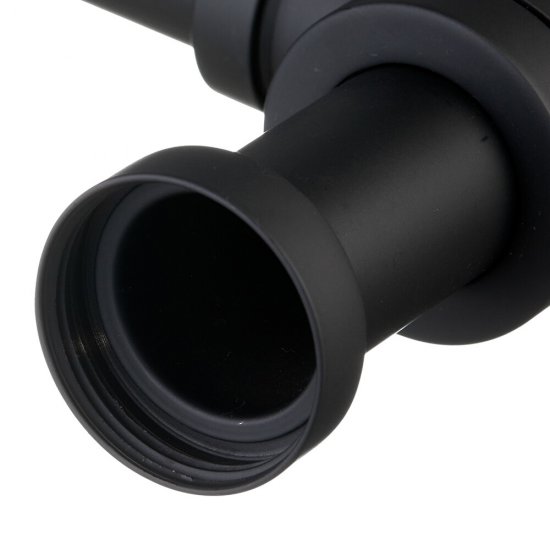 Сифон для раковины Tokito 1 1/4х50 мм без выпуска с соединением 32 мм черный (TOK-SHI-L32BL)