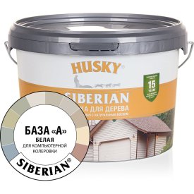 Акриловая краска для дерева HUSKY SIBERIAN