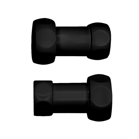 Соединитель прямой для полотенцесушителя Smart 1 ВР(г) х 3/4 ВР(г) черный