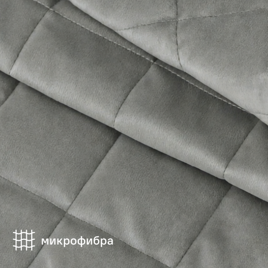 Покрывало Inspire Etna 240x220 см велюр цвет графит