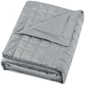 Покрывало INSPIRE Etna 240x220 см велюр цвет серый