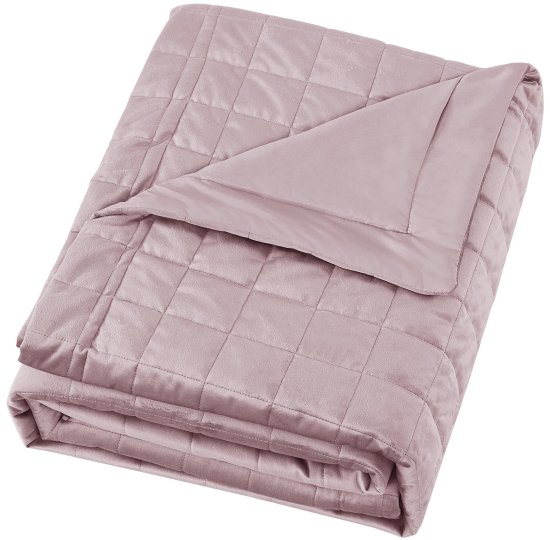 Покрывало INSPIRE Etna 240x220 см велюр цвет серо-сиреневый