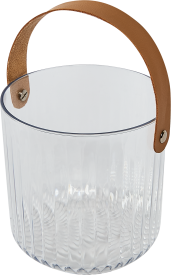 Корзина для фруктов 13 см металл прозрачный