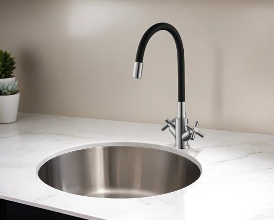 Смеситель для кухни Esko Capela CP519B общая высота 40 см цвет черный