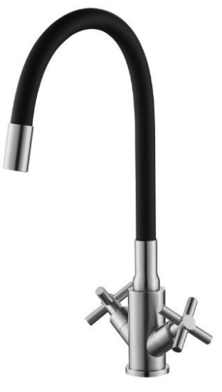 Смеситель для кухни Esko Capela CP519B общая высота 40 см цвет черный