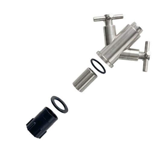 Смеситель для кухни Esko Capela CP519GR общая высота 40 см цвет серый