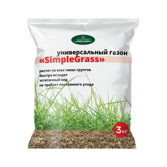 Семена газона Simple Grass Универсальный 3 кг