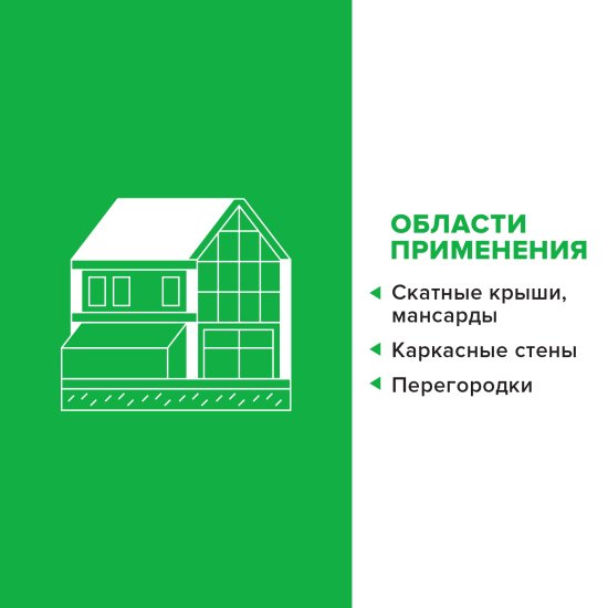 Утеплитель Технониколь Кровля и Стены 50 мм 8 шт 600x800 мм 3.84 м²