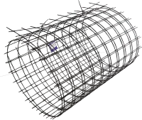 Сетка композитная 50x50x2 мм 0.5x2 м