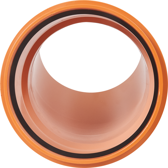 Отвод Хемкор d160 мм 30° пластиковый для наружной канализации