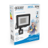 Прожектор светодиодный уличный Gauss 30 Вт 6500К IP65 с датчиком движения и освещенности холодный белый свет