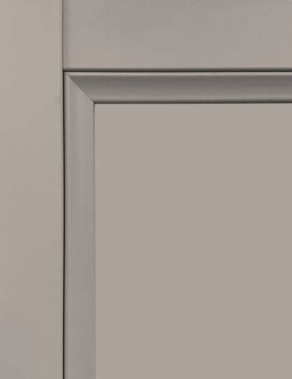 Дверь межкомнатная глухая Лион 70x200 см HardFlex цвет тауп серый с магнитным замком и петлями