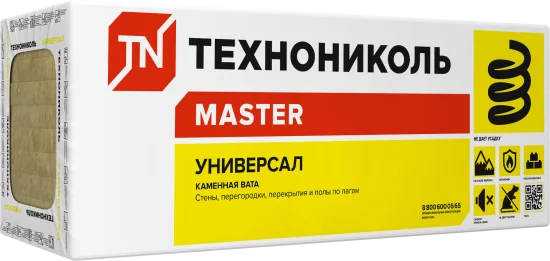 Утеплитель Технониколь Универсал 100 мм 6 шт 600x1200 мм 4.32 м²