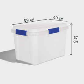Контейнер Keter 59x37x40 см полипропилен цвет прозрачный