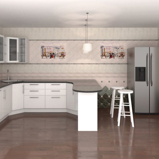 Панель ПВХ 250х2700х8 мм Venta бесшовная цифровая печать ретро 0,675 кв.м (6 шт.)