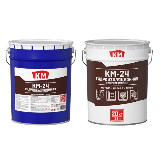 Мастика битумная гидроизоляционная КМ-24 20 кг