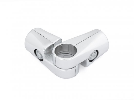 Соединитель 3-х труб поворотный ⌀25 хром