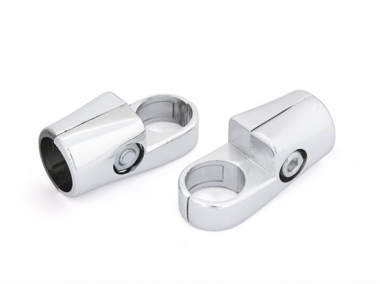 Соединитель 3-х труб поворотный ⌀25 хром