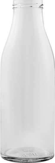 Бутылка Молочная ТО-43 500 мл стекло прозрачный