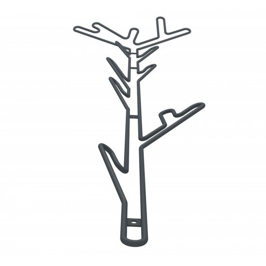 Вешалка настенная металлическая 9 крючков антрацит Sheffilton SHT-WH37