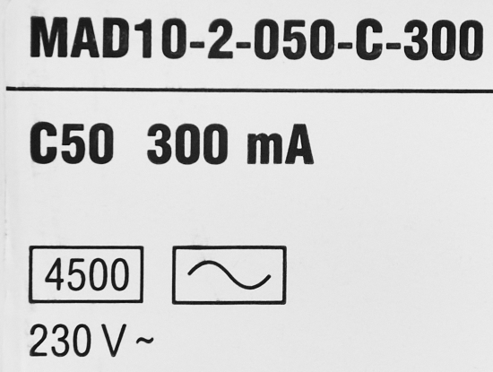 Автомат дифференциальный АД12 2Р 50А 300мА ИЭК