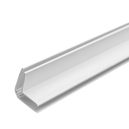 Угол универсальный разборный для панелей 5х3000 мм ПВХ матовый белый