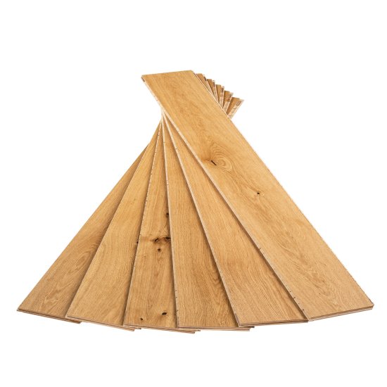 Паркетная доска Tarkett Bolero Plank Oak Viejo дуб вьехо 1,182 кв.м 14 мм однополосная с фаской брашированная