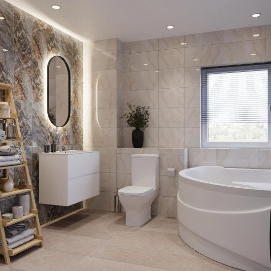 Унитаз-компакт Lavelly Mode безободковый с горизонтальным выпуском с сиденьем дюропласт микролифт белый (1039461)