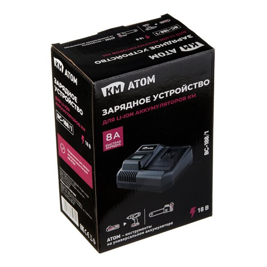 Зарядное устройство КМ АТОМ 18 В 8 А (BC-188/1)