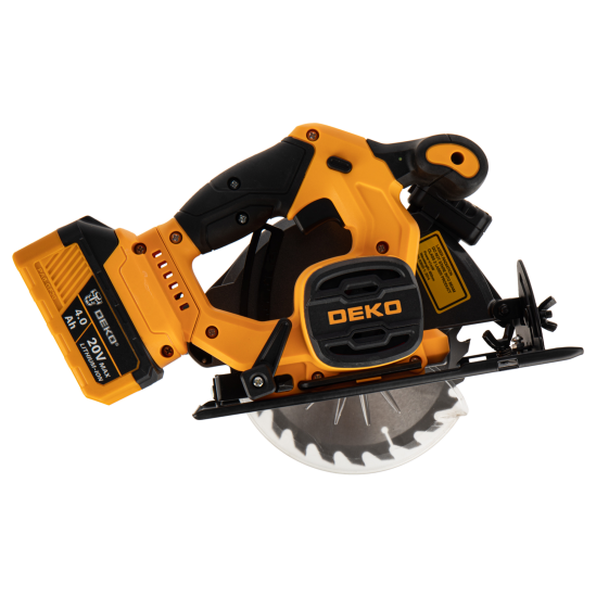 Пила циркулярная аккумуляторная Deko DKCS20V 084-1039, 20 В Li-Ion 4 Ач