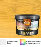 Лазурь для дерева Pinotex Extreme полуматовая прозрачная 9 л