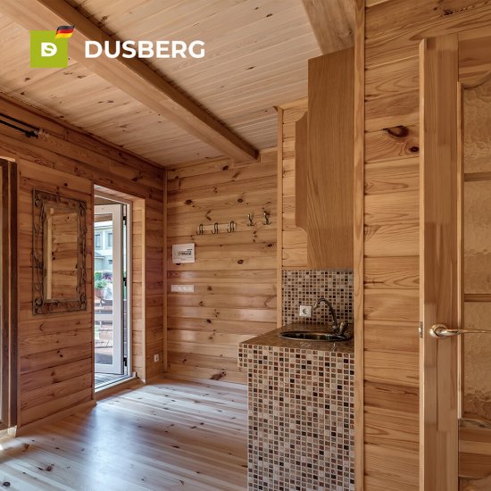 Эко-лазурь Dusberg Balance для дерева бесцветная шелковисто-матовая 10 л