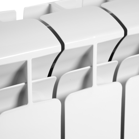 Радиатор секционный Rifar Base 200/100 биметалл 12 секций боковое подключение цвет белый