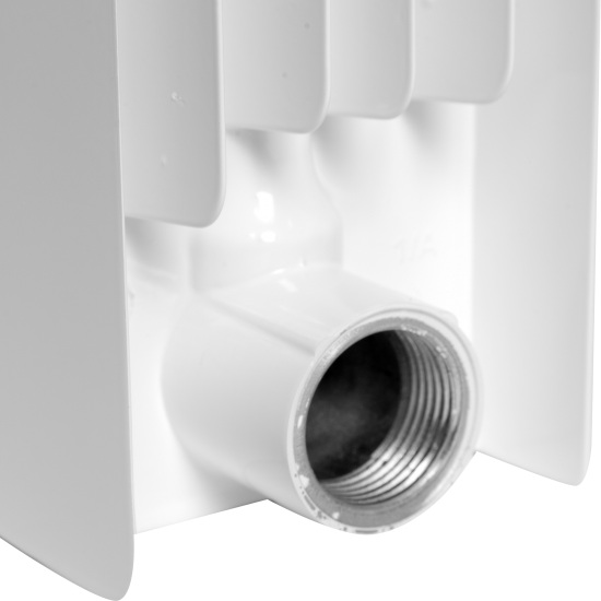 Радиатор секционный Rifar Base 200/100 биметалл 12 секций боковое подключение цвет белый