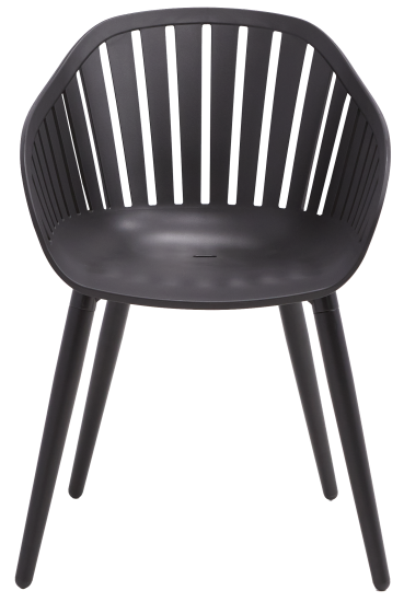 Кресло садовое Naterial Idunn 54.8x54.4x79.8 см алюминий цвет черный