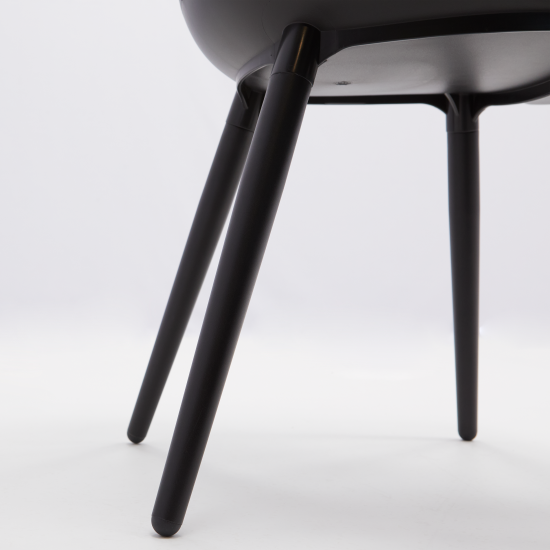 Кресло садовое Naterial Idunn 54.8x54.4x79.8 см алюминий цвет черный