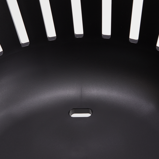 Кресло садовое Naterial Idunn 54.8x54.4x79.8 см алюминий цвет черный