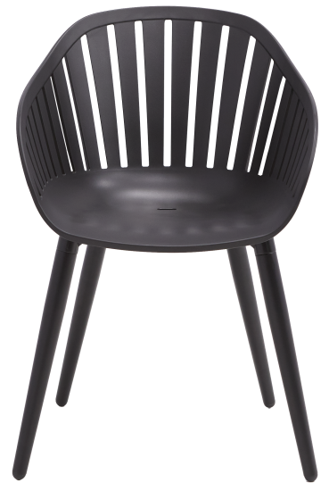 Кресло садовое Naterial Idunn 54.8x54.4x79.8 см алюминий цвет черный