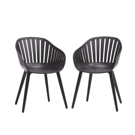 Кресло садовое Naterial Idunn 54.8x54.4x79.8 см алюминий цвет черный