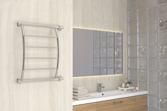 Полотенцесушитель водяной лесенка Сунержа Акватика-П 50x50 см боковая подводка 1