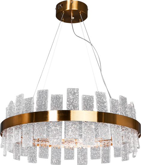 Люстра подвесная светодиодная Arte Lamp Gracia 15 м² нейтральный белый свет цвет медный