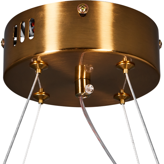 Люстра подвесная светодиодная Arte Lamp Gracia 15 м² нейтральный белый свет цвет медный