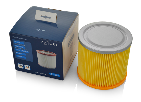 Фильтр воздушный Zugel ZSF03P, для пылесосов Dexter/Rowenta/Black&Decker