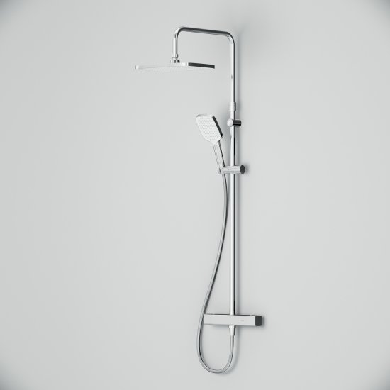 Душевая система AM.PM Flash F079SQ400 с термостатом 3 режима цвет хром