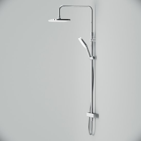 Душевая система AM.PM Flash F079SQ400 с термостатом 3 режима цвет хром