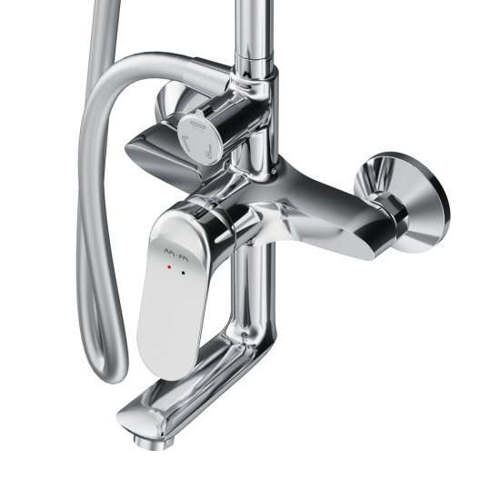 Душевая система AM.PM Moxie F079M900 со смесителем 3 режима цвет хром